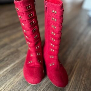 Military Style Studded Boots